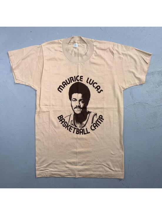 Nike Other - Nike Vintage T Shirt MAURICE LUCAS Basketball Camp 1970s 70s Rare Swoosh Jordan
